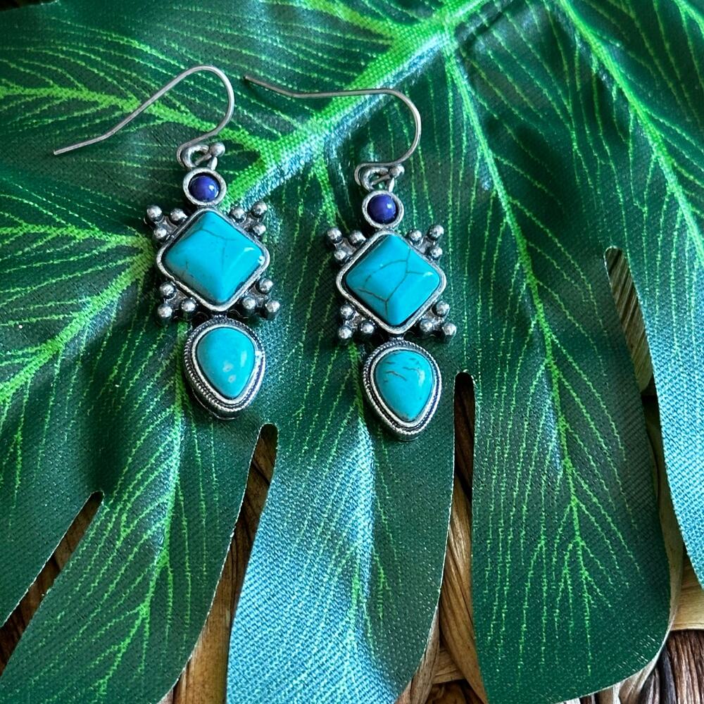 BOGO FREE TURQUOISE DROP EARRINGS